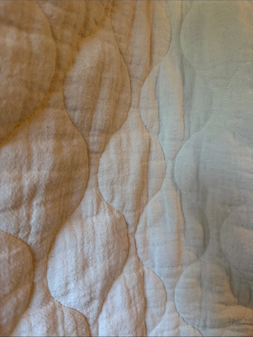 Zara Cream Quilted Button-Front Jacket - Picture 3 of 3